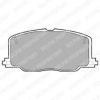 DELPHI LP613 Brake Pad Set, disc brake